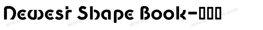 Newest Shape Book字体转换